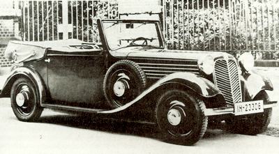 1927 Stoewer two-seater runabout